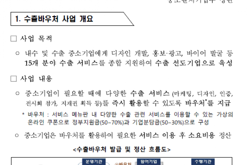 2026년 수출지원기반활용사업 1차 모집공고(안내)